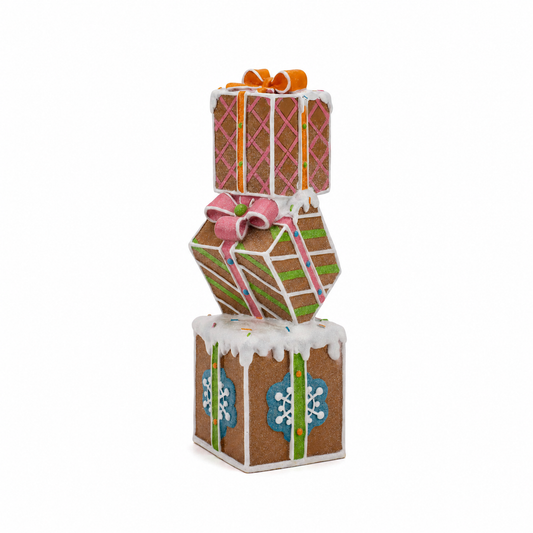 36cm Gingerbread Candy Gift Box Stack