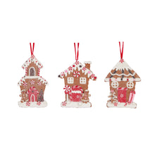 Load image into Gallery viewer, Gingerbread House With Ginger Girl Hanging
