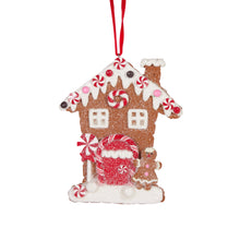 Load image into Gallery viewer, Gingerbread House With Ginger Girl Hanging
