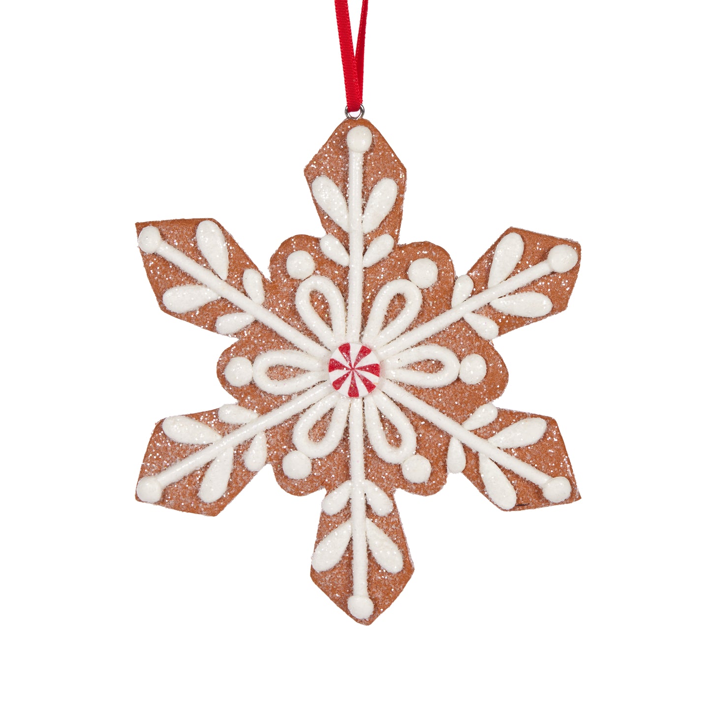 Floral Gingerbread Star Hanging