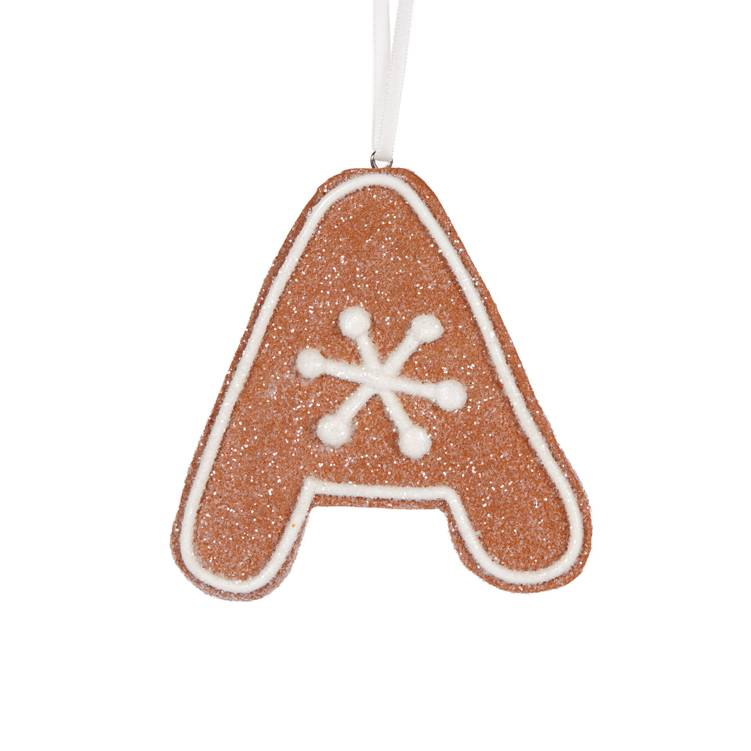 Gingerbread Alphabet - Letter A