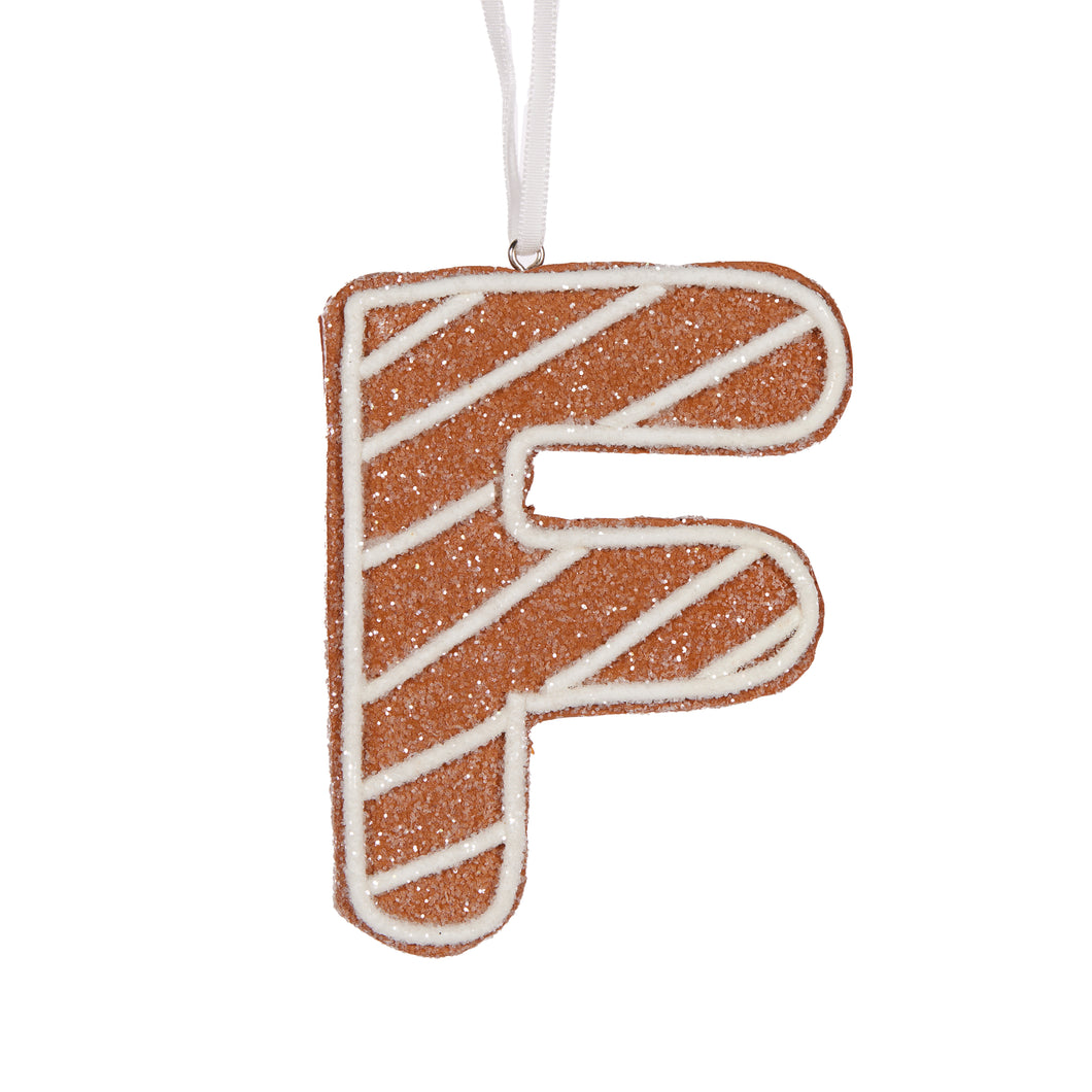 Gingerbread Alphabet - Letter F