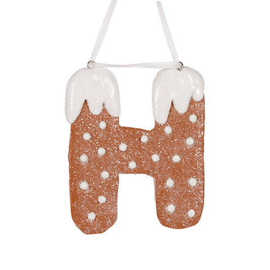 Gingerbread Alphabet - Letter H