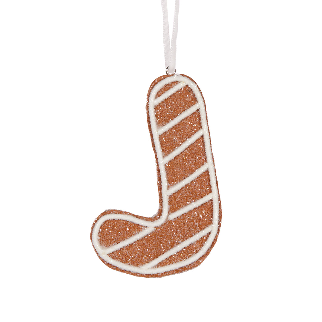 Gingerbread Alphabet - Letter J