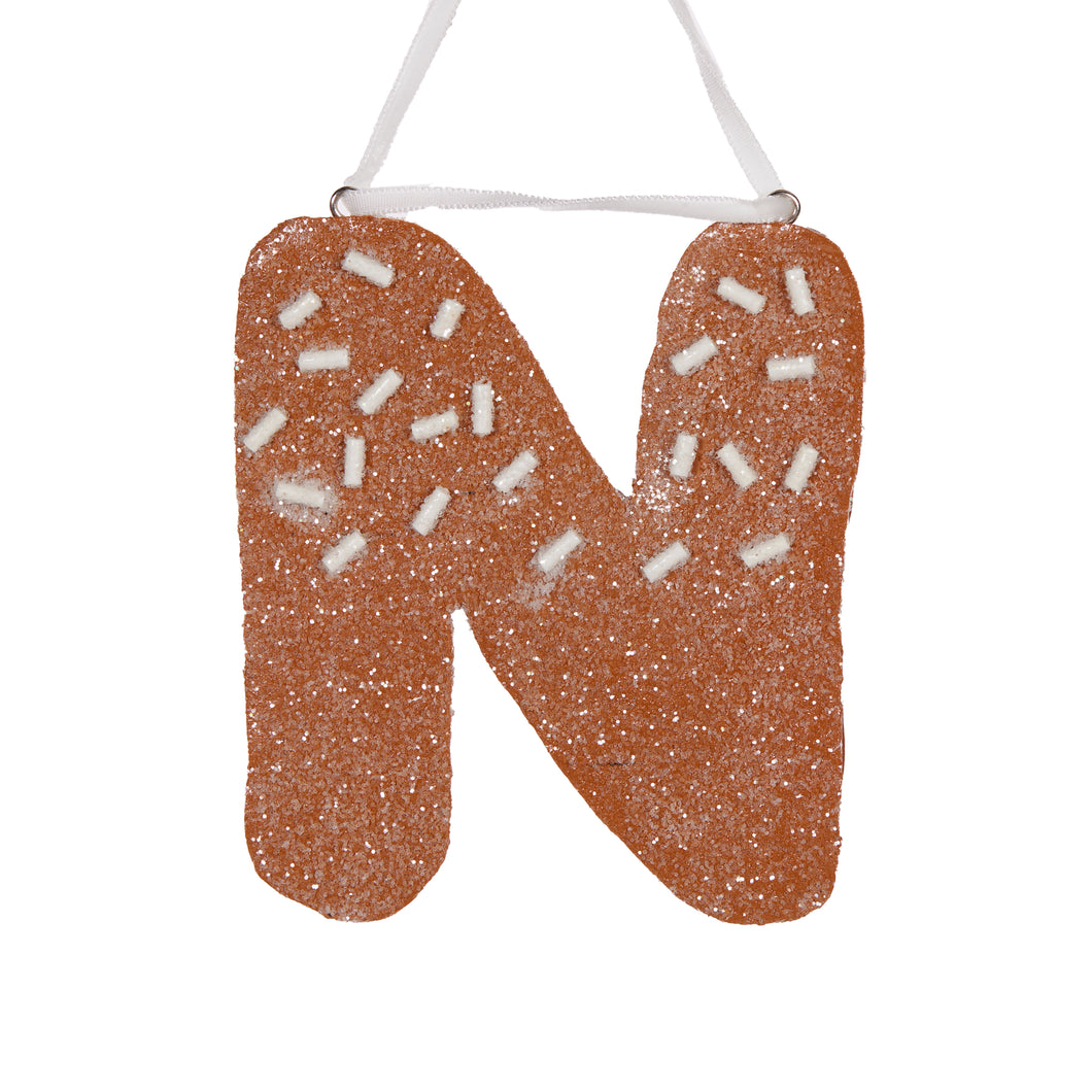 Gingerbread Alphabet - Letter N