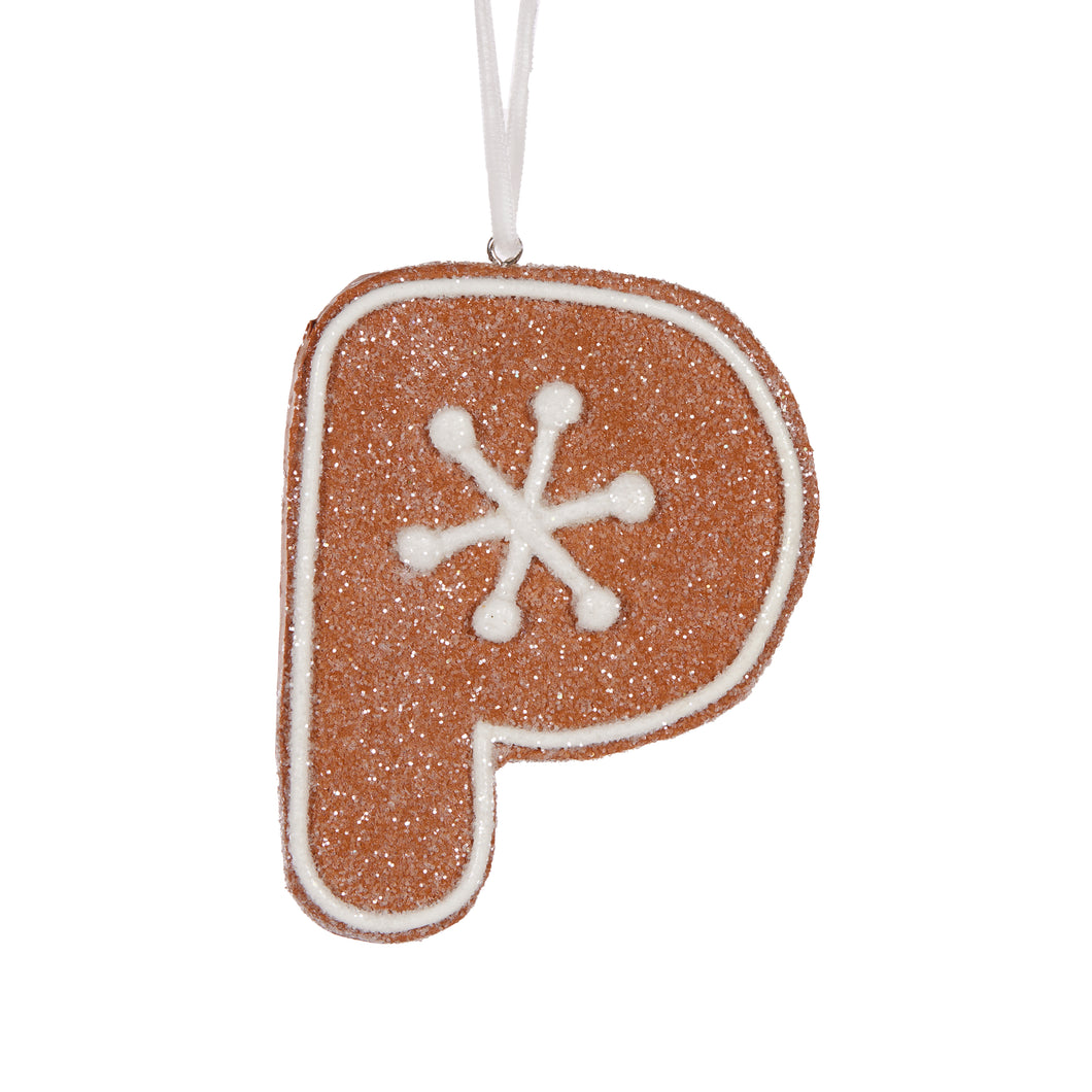 Gingerbread Alphabet - Letter P