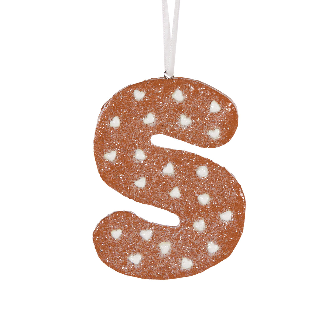 Gingerbread Alphabet - Letter S