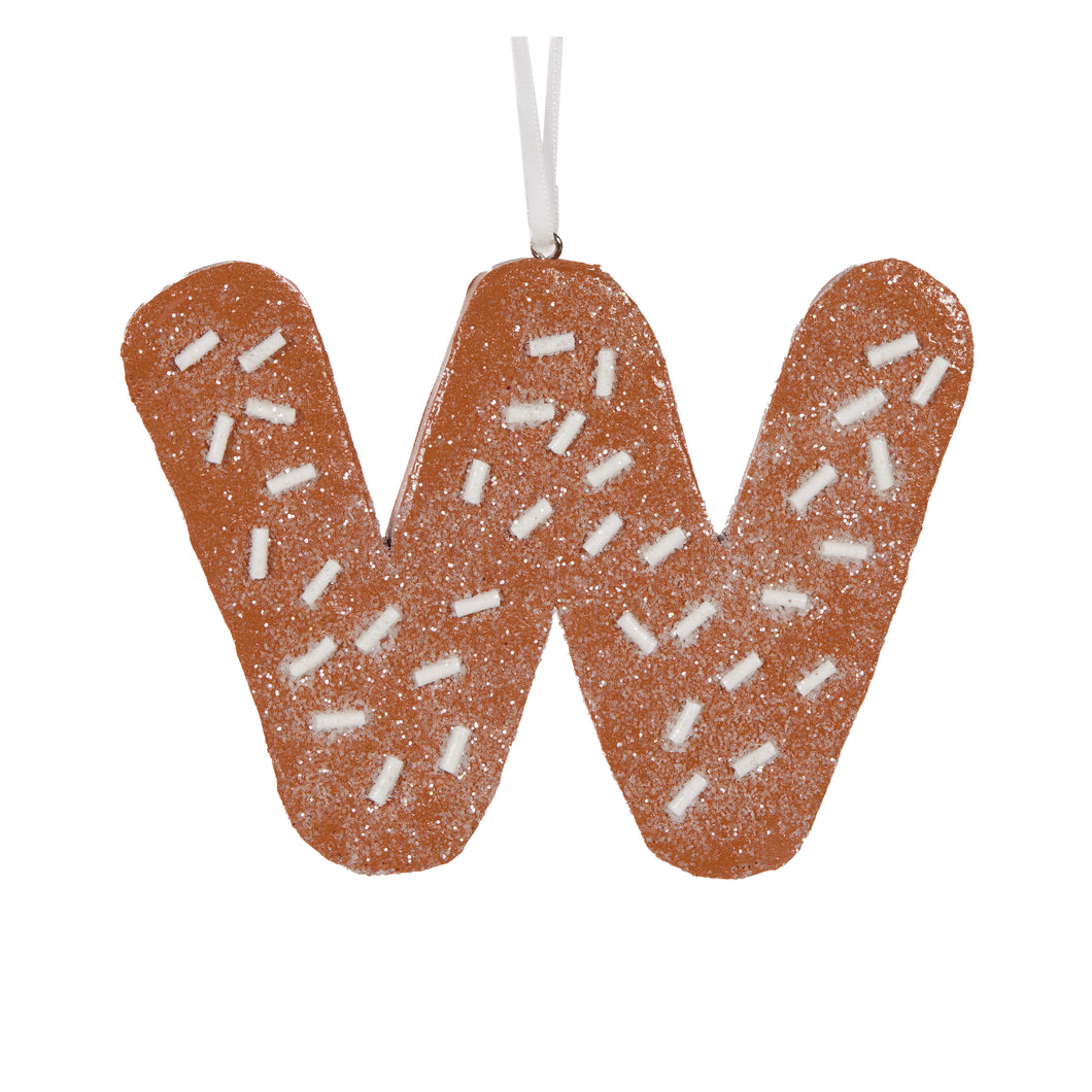 Gingerbread Alphabet - Letter W