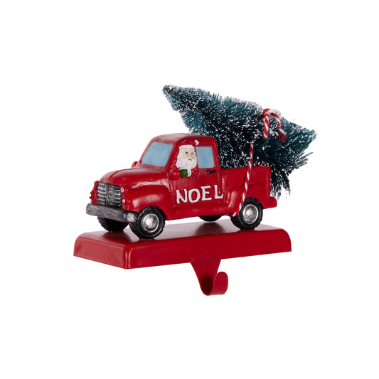 Red "Noel" Truck Stocking Holder