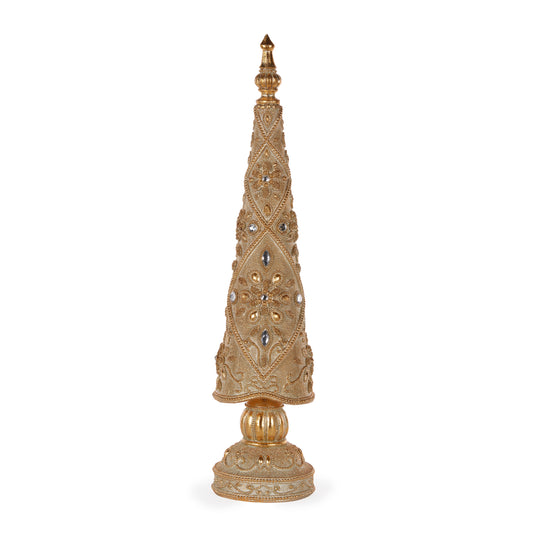 Gold Embellished Tabletop Tree