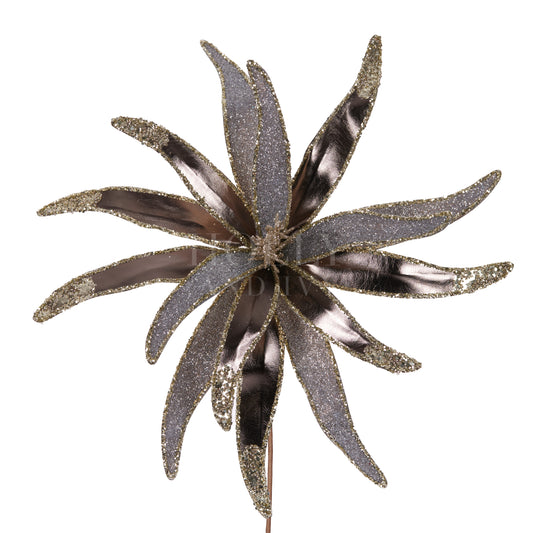 Pewter Starburst Flower