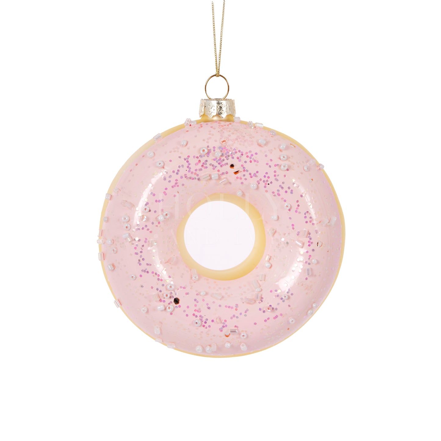 Pink Glass Doughnut