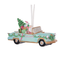 Load image into Gallery viewer, Vintage Car Hanging - Santa
