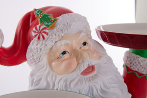 Retro Sprinkles Serving Santa With 2 Plates
