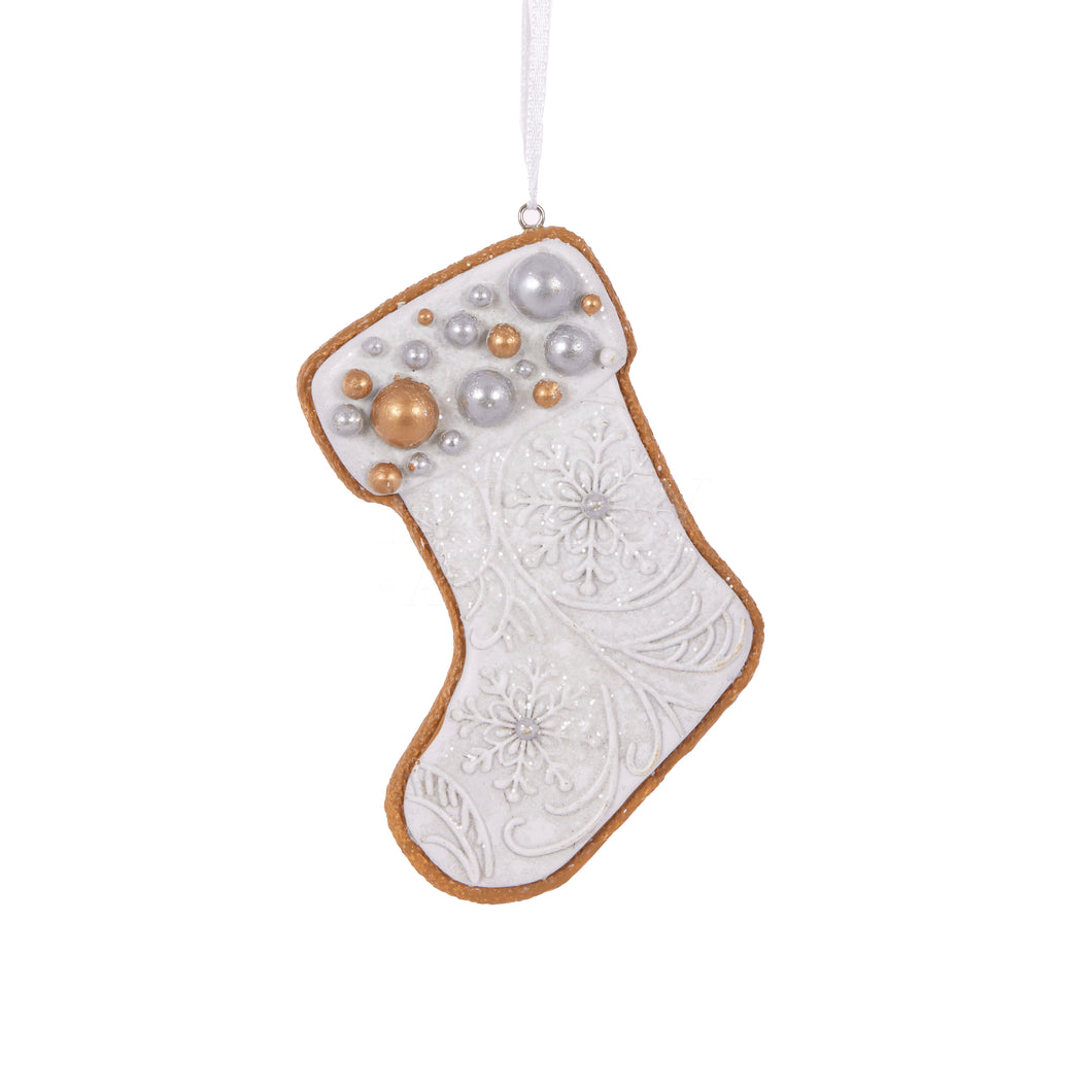Hanging Iced Shortbread - Stocking
