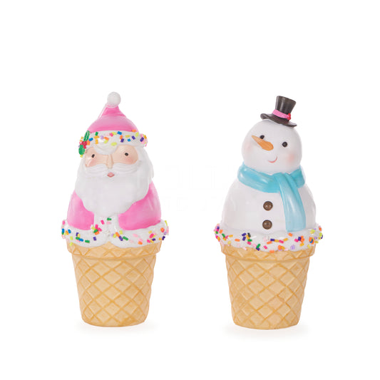 Set/2 Retro Icecream Cones