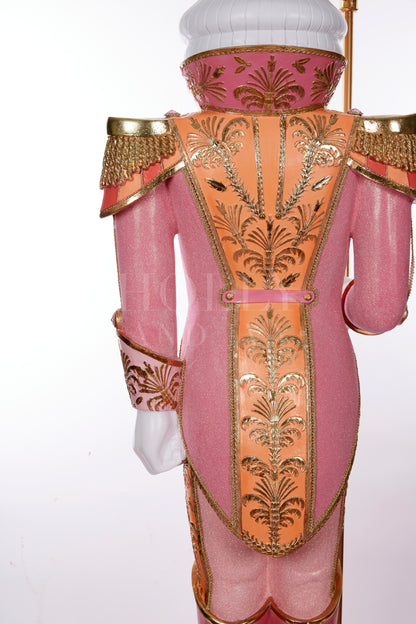 180Cm Majestic Pink Embellished Pink Soldier