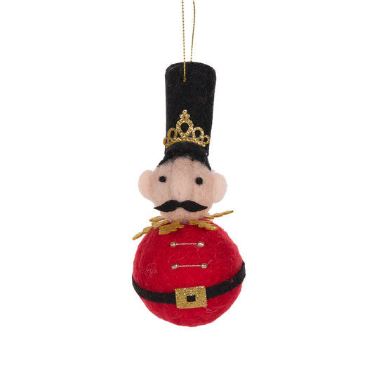 Wool Nutcracker Bauble