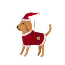 Load image into Gallery viewer, Wool Labrador In Santa Suit
