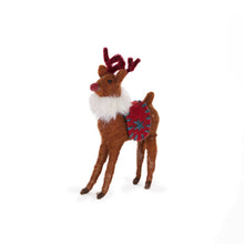 Load image into Gallery viewer, Medium Wool Rudolph
