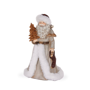 23Cm Luxe Winter Santa