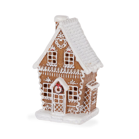 Led Gingerbread House With Chimney