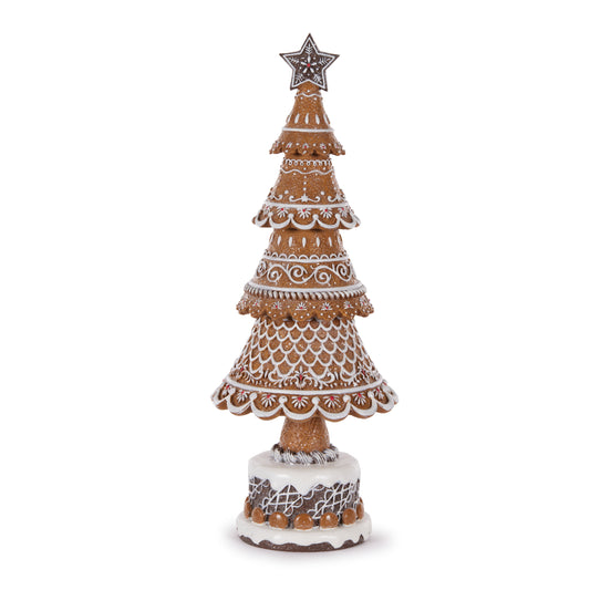 42Cm Elaborate Gingerbread Tree