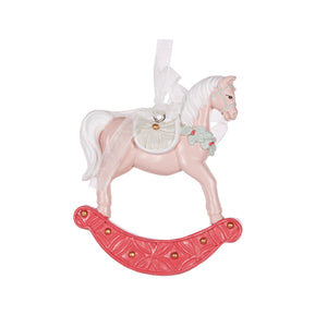 Enchanted Pink Rocking Horse Hanging