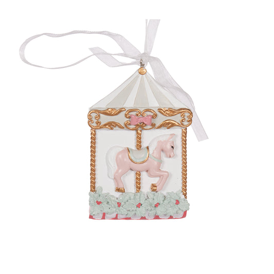 Enchanted Pink Carousel Hanging