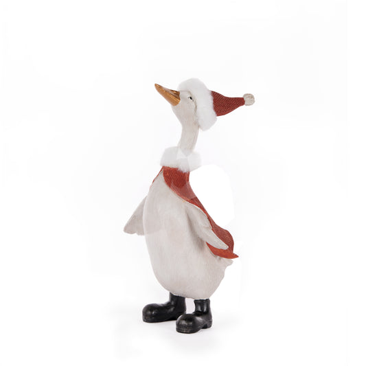 24Cm Red Festive Duck