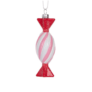 Wrapped Oval Pink Candy Hanging