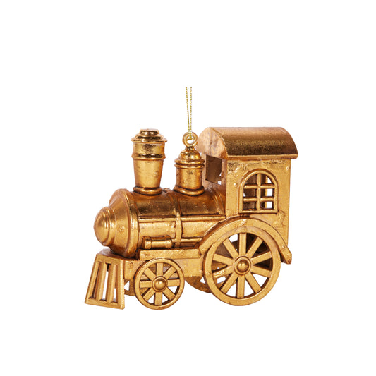 Vintage Gold Train Hanging