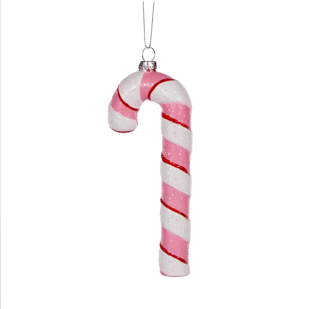 Pink And White Candy Cane Hanging