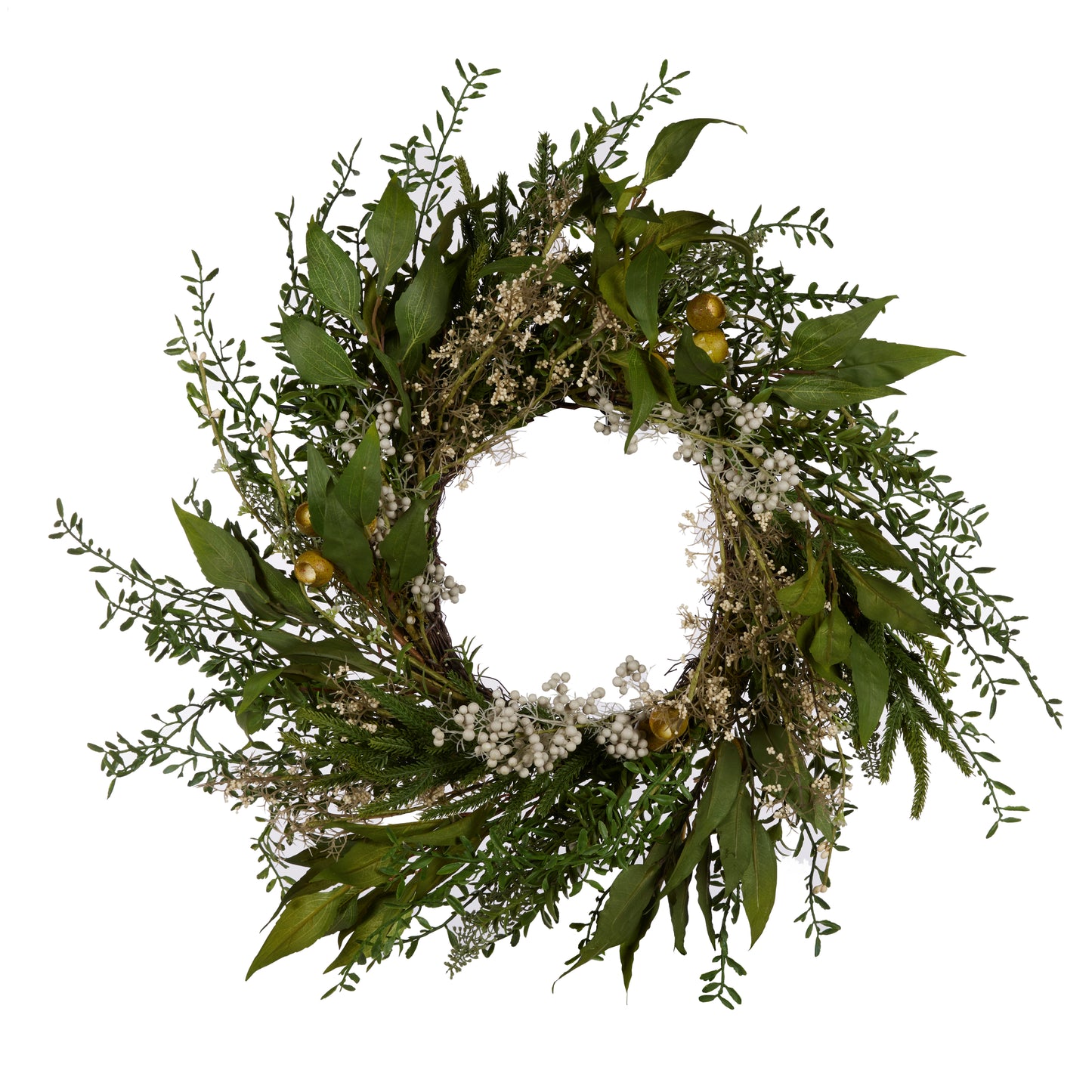 Australiana Foliage Wreath With Gumnuts