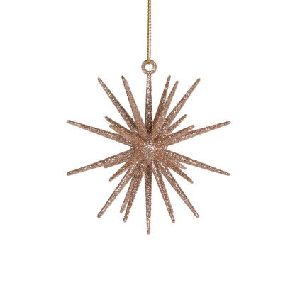 10cm Champagne Glitter Orbit Hanging