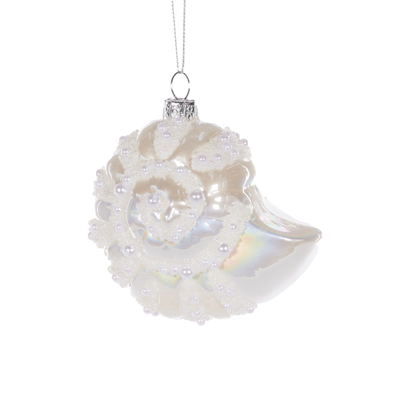 High Shine Coil Shell With Pearls – Holly & Ivy