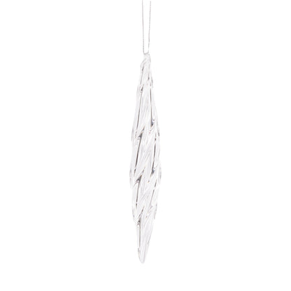 Glass Twist Finial Hanging