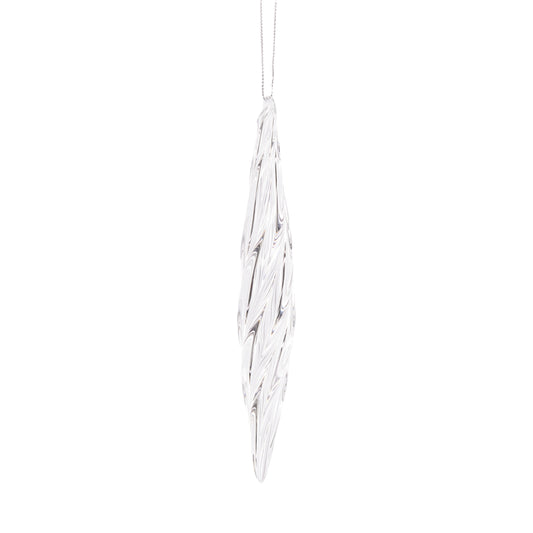 Glass Twist Finial Hanging