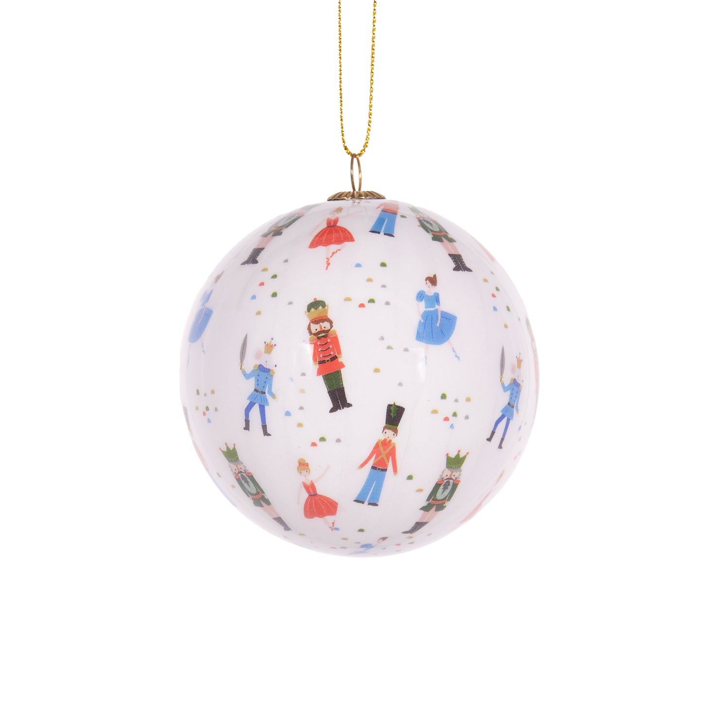 7.5Cm Artist Bauble - Festive Nutcracker