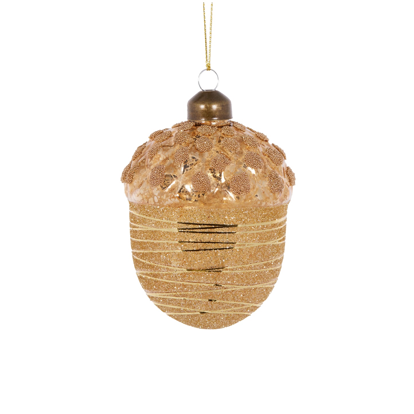 Gold Acorn Bauble