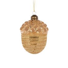 Load image into Gallery viewer, Gold Acorn Bauble
