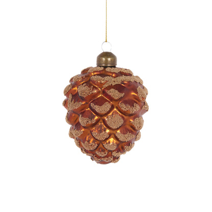 Copper Pinecone Bauble