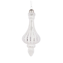 Load image into Gallery viewer, White And Silver Chandelier Finial
