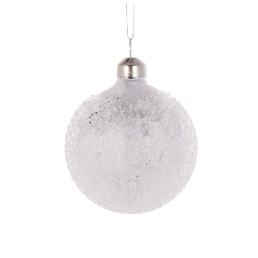 Silver Bubbles Bauble