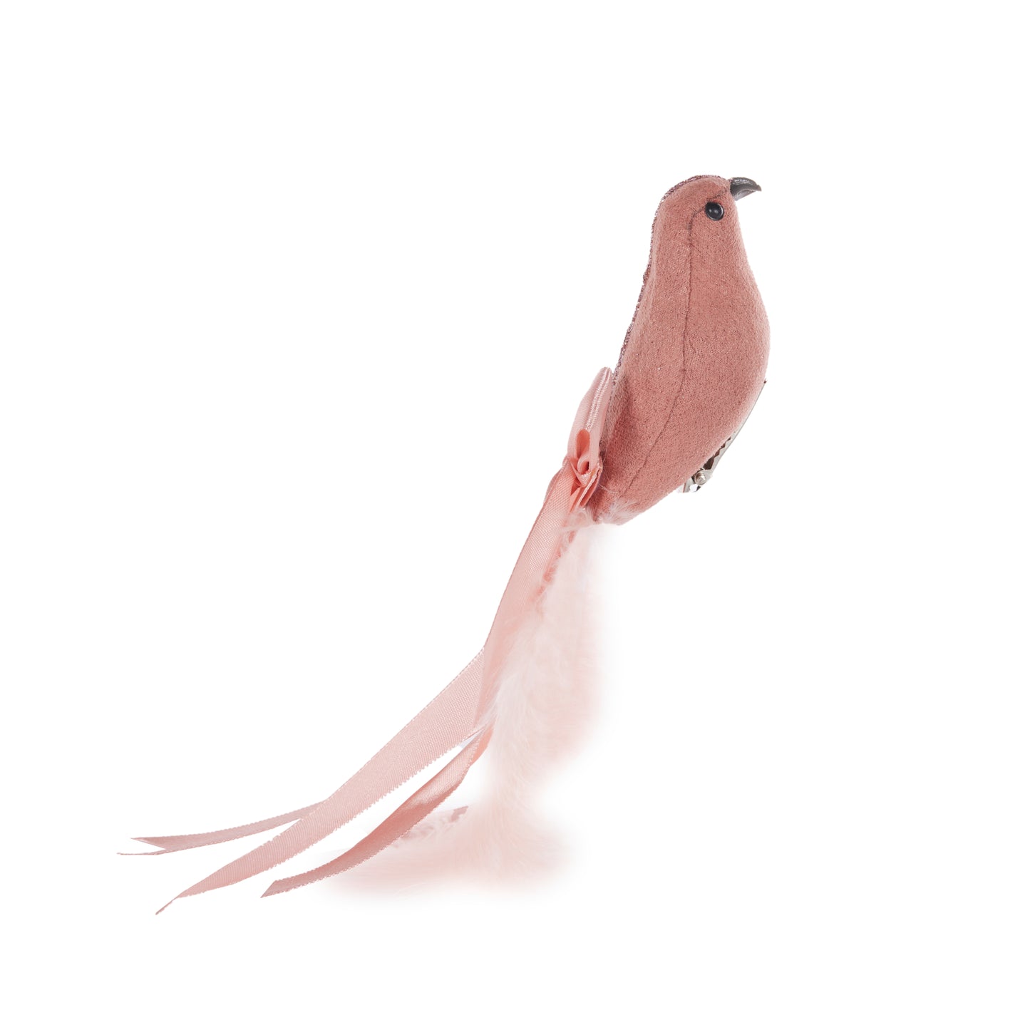 Blush Ribbon Clip Bird