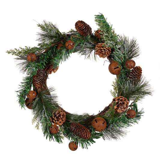 50Cm Rusty Connifer Wreath