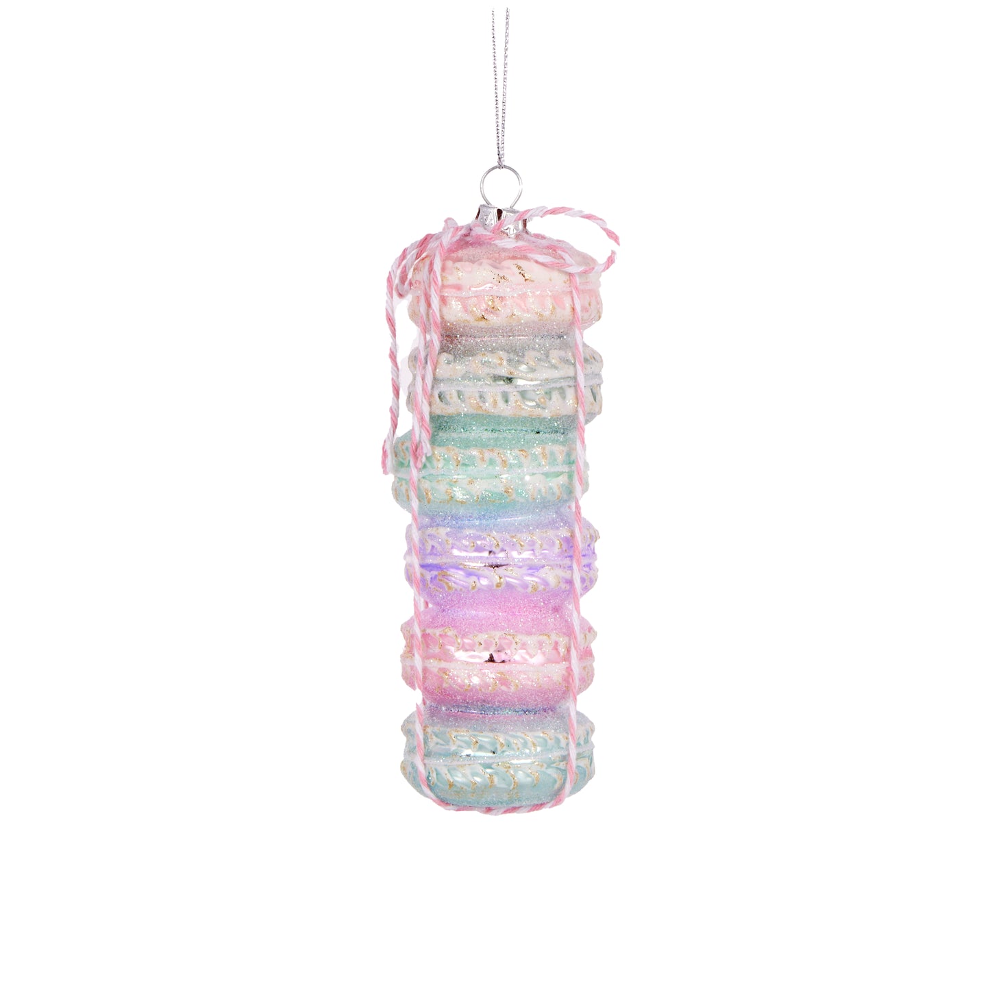 Pastel Macaron Stack Ornament