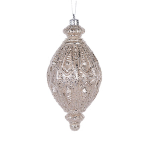 Champagne Intricate Drop Bauble