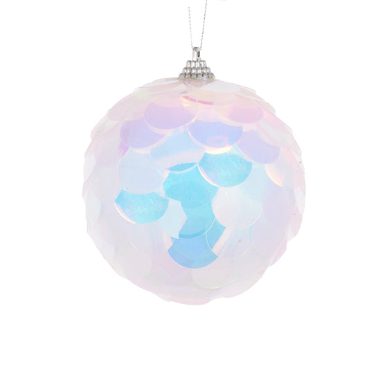 Metallic Scalloped Bauble