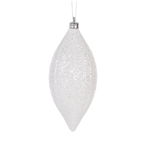 White Feather Drop Bauble